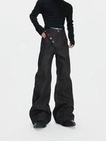 14.5oz Raw Denim Flared Jeans 1