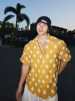 3D Crochet Short-Sleeve Shirt 3