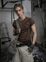 3D Cut Slim Fit T-Shirt 3