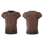 6096051025965,6096051025966,6096327757096, 3D Cut Slim Fit T-Shirt
