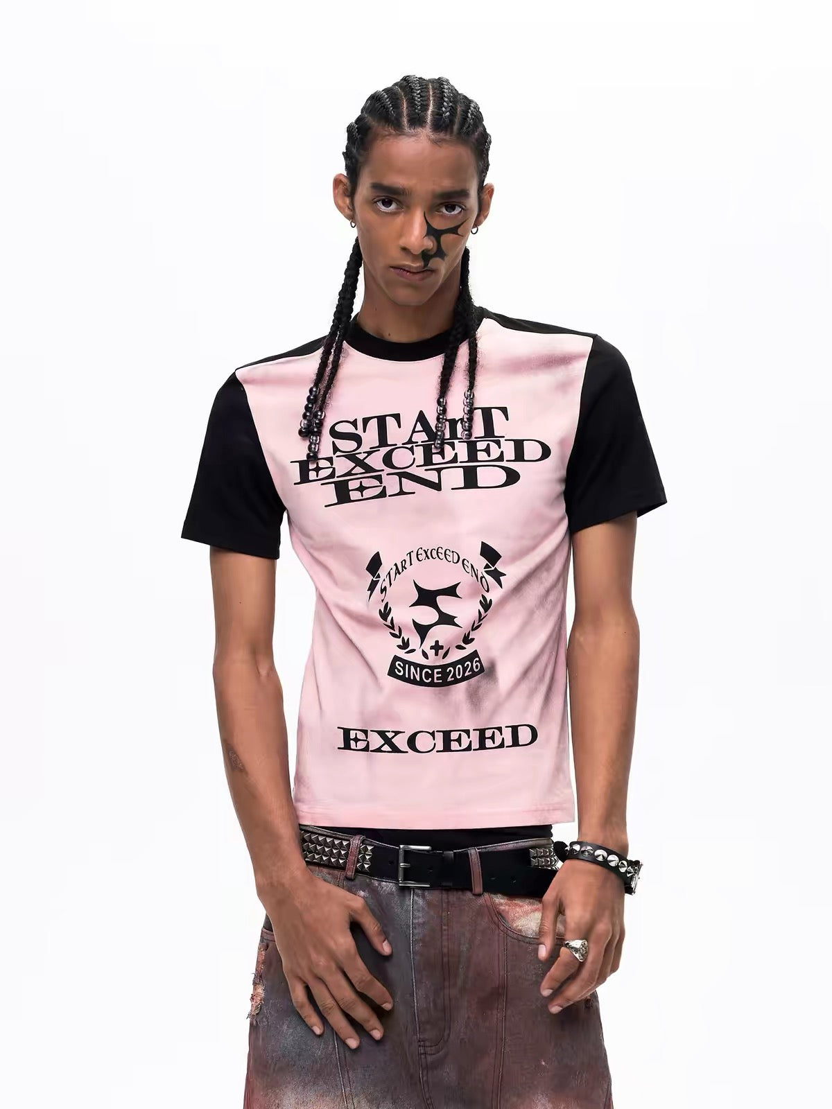 Graphic Print Crew Neck T-Shirt