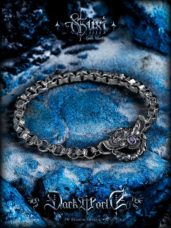 925 Sterling Silver Eagle Link Bracelet 2