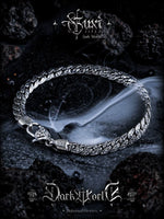925 Sterling Silver Snake Bone Bracelet 2