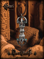 999 Sterling Silver Vajra Pendant Necklace 2