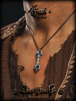 999 Sterling Silver Vajra Pendant Necklace 5
