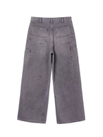 Distressed Wide-Leg Pants 2