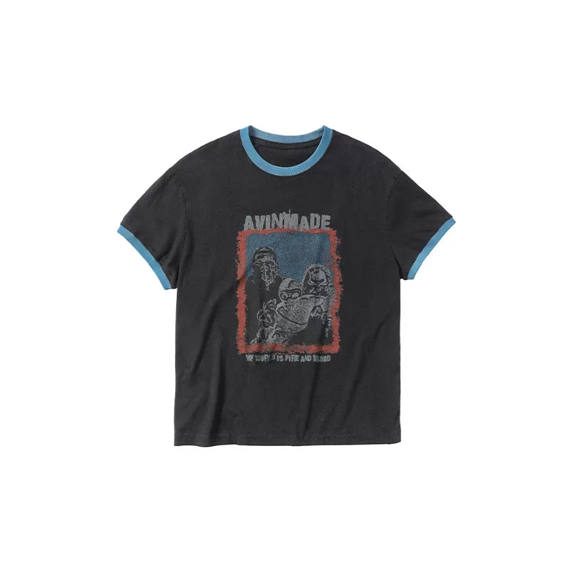 Road To Fury Graphic Ringer T-Shirt 1