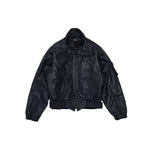 Waxed Cotton Motorcycle Jacket with Belt 1