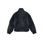Waxed Cotton Motorcycle Jacket with Belt 2