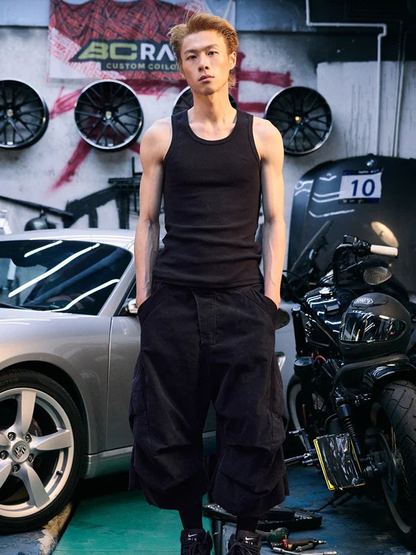 Stretch Ribbed Tank Top 1