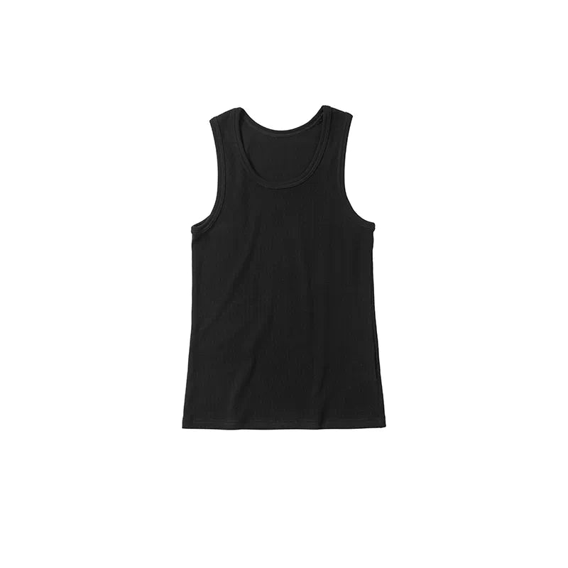 6073072620824,6073072620825,6073072620826,6073072620827, Stretch Ribbed Tank Top