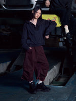 Two-Tone Racing Capri Pants 1