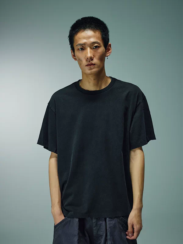Distressed Vintage Basic T-Shirt 3