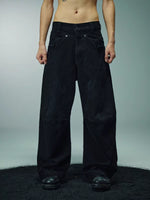 Structured Wide-Leg Jeans 2