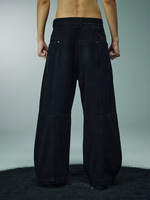 Structured Wide-Leg Jeans 4