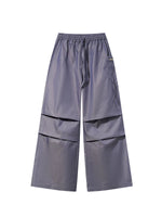 Avant-Garde Pleated Wide-Leg Floor-Length Pants 5