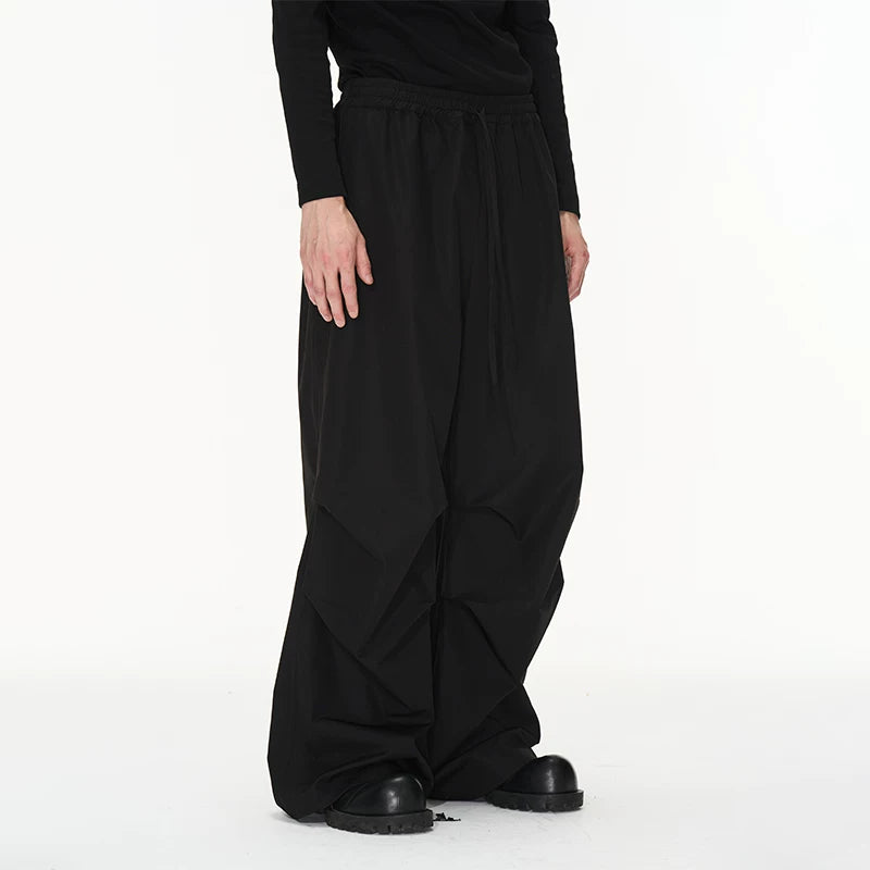 5064737329062,5064737329063,5064737329064,5064737329065, Avant-Garde Pleated Wide-Leg Floor-Length Pants