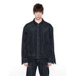 5043219731990,5043219731991,5043219731992,5043219731993, 3D Patchwork Distorted Denim Jacket