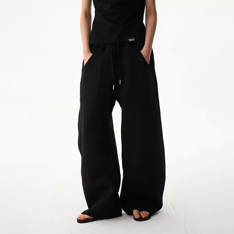 6044426705396,6044426705397,6044426705398,6044426705399, Heavyweight Curved Loose Casual Pants