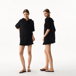 6044470137684,6044470137685,6044470137686,6044470137687, Loose Fit Hooded Polo Shirt
