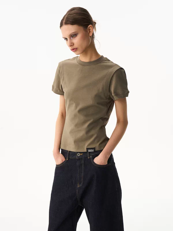 Basic Slim Fit Short Sleeve T-Shirt 3
