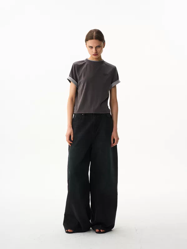 Loose Wide-Leg Jeans 4