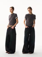Faux Two-Piece Embroidered Slim Fit T-Shirt 1