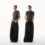 6208745566492,6208745566493,6208745566494, Faux Two-Piece Embroidered Slim Fit T-Shirt