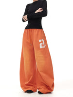 Retro Wide-Leg Drawstring Sweatpants 3