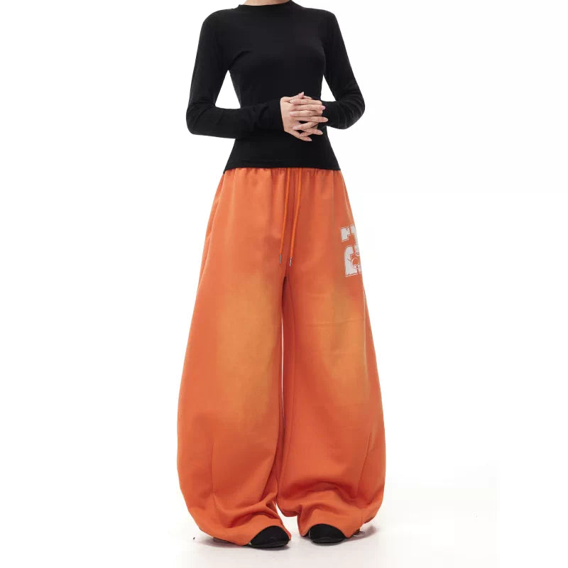 5920286948873,5920286948874,5920286948875,5920286948876, Retro Wide-Leg Drawstring Sweatpants