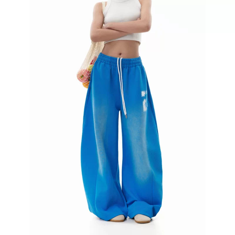 5920286948877,5920286948878,5920286948879,5920286948880, Retro Wide-Leg Drawstring Sweatpants