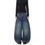 5920261608207,5920261608208,5920261608209,5920261608210,5920261608211, Retro Washed Wide Leg Baggy Denim Pants