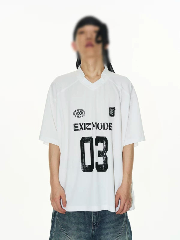 Retro Graphic Numbered Short-Sleeve T-Shirt 3