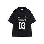 5796553569158,5796553569160,5796553569162,5796553569164, Retro Graphic Numbered Short-Sleeve T-Shirt