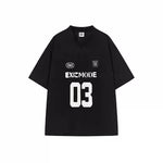 6214972463992,6214972463993,6214972463994,6214972463995, Retro Graphic Numbered Short-Sleeve T-Shirt