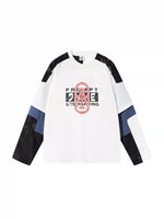 Textured Oversized Faux Two-Piece Jersey T-Shirt 5