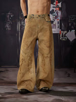 Distressed Wide-Leg Jeans 5