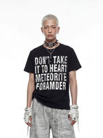 Distressed Graphic Print T-Shirt 1
