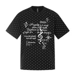 6059635981692,6059635981693,6059635981694,6059635981695, Heart Polka Dot Graphic Cotton T-Shirt