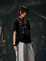 Street Style Graphic Print Cotton T-Shirt 3