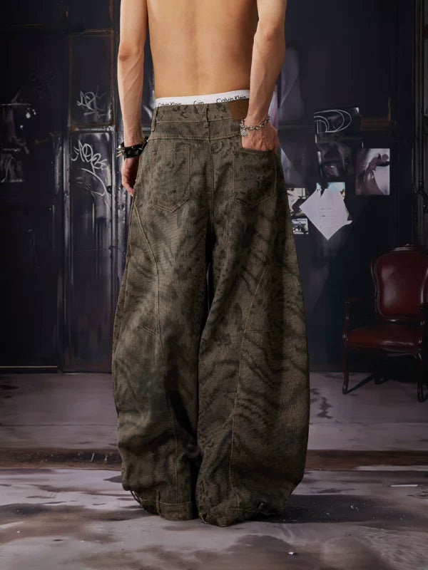 Leopard Print Wide Leg Pants 3