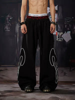 Leopard Print Wide-Leg Pants 3