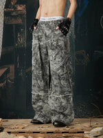 Heavy-Duty Multi-Pocket Wide Leg Cargo Pants 4
