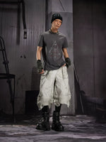 Distressed Graphic Print Short-Sleeve T-Shirt 5