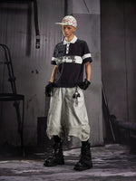 Letter Print Short-Sleeve Polo Shirt 4