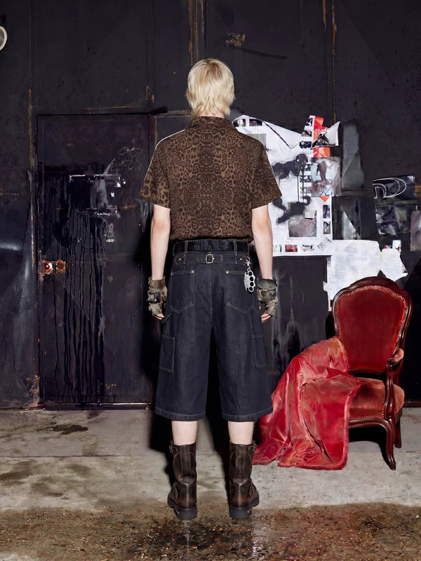 Leopard Print Cuban Collar Shirt 3