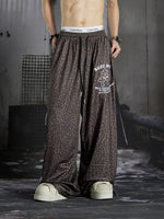 Leopard Print Wide Leg Pants 2