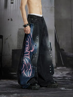 Distressed Wide Leg Jeans 3