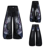 6253545758906,6253545758907,6253545758908,6253545758909,6253545758910, Distressed Wide Leg Jeans