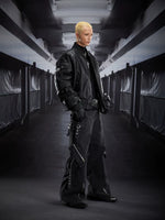 Distressed Multi-Pocket Wide Leg Cargo Pants 3